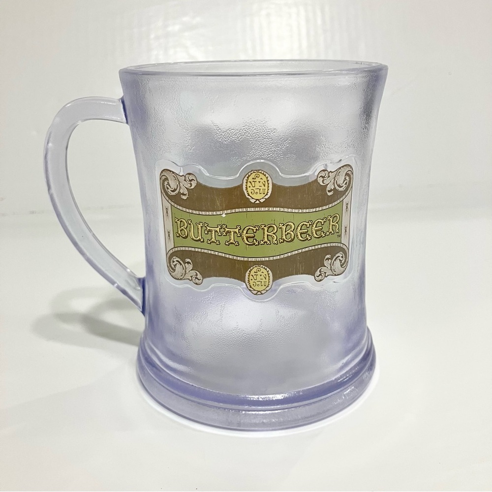 Universal Studios Harry Potter‎ Butterbeer Mug Cup Frosted Plastic Souvenir
